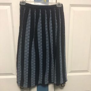 Boho design midi skirt